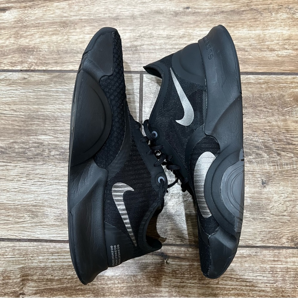 Nike Training SuperRep Go Size 8.5 Black Iron Grey Mens Sneakers Shoes - Picture 12 of 16